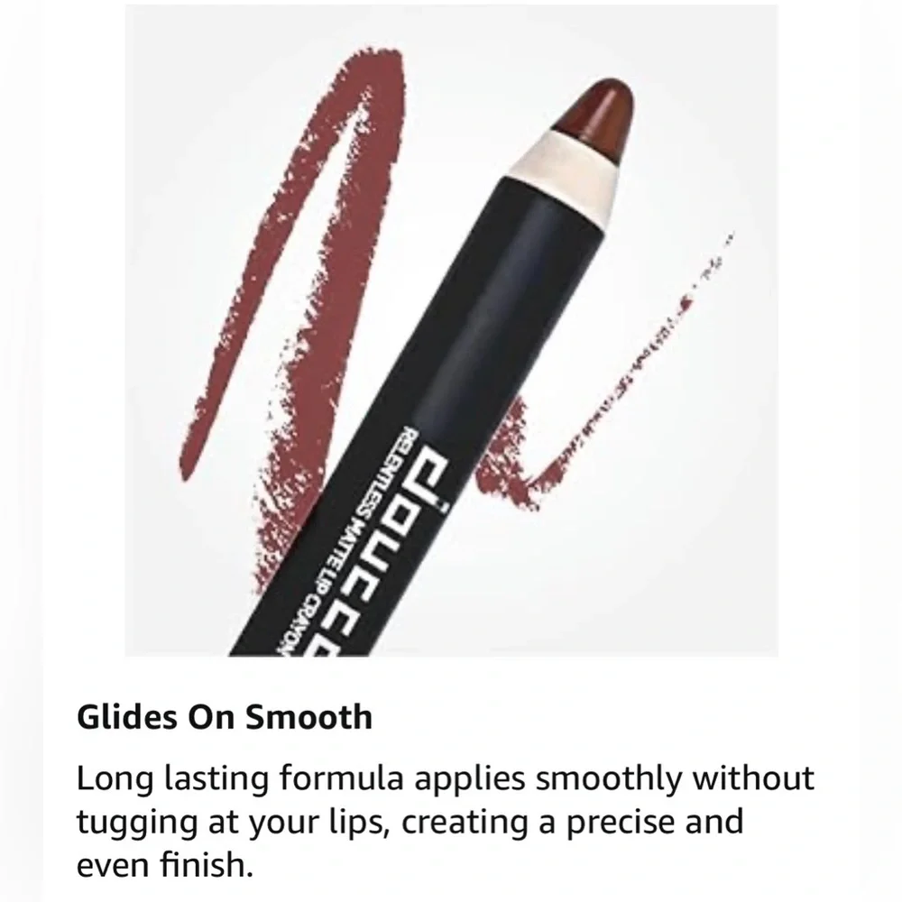 NEW DOUCCE Relentless Matte Lip Crayon in Busy Lizzie
